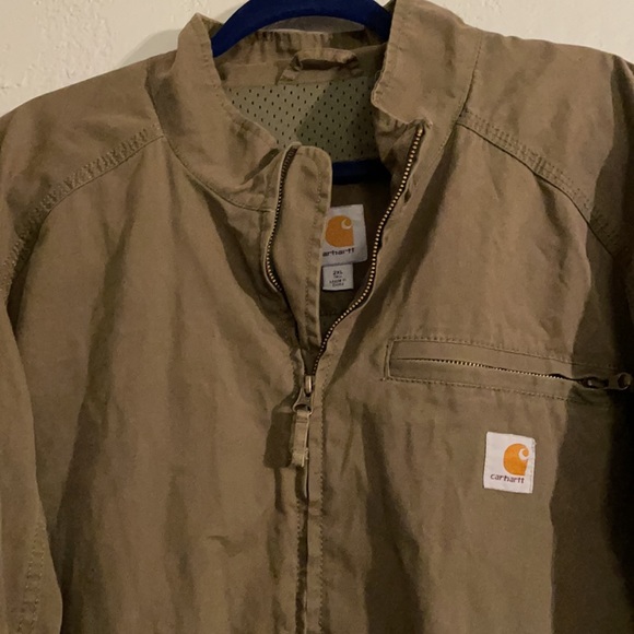 Carhartt Edlin Cotton Canvas Jacket- Mesh Lined - Picture 3 of 10